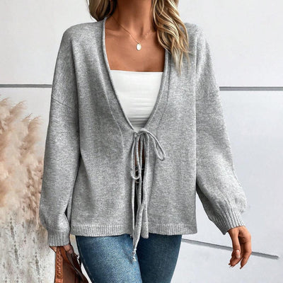 Gaby | Chic Plain Cardigan