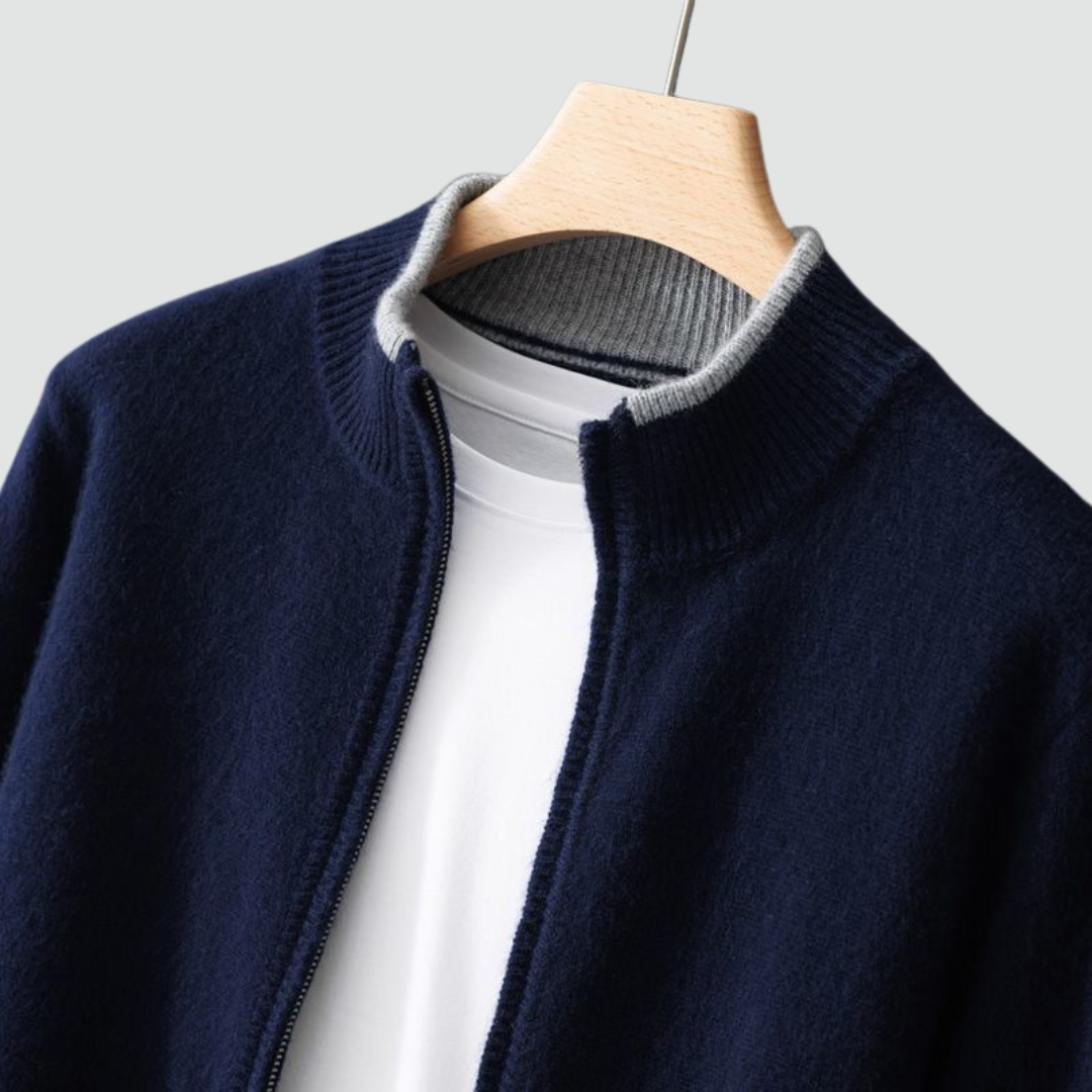 Harrold | Pure Cashmere Zip