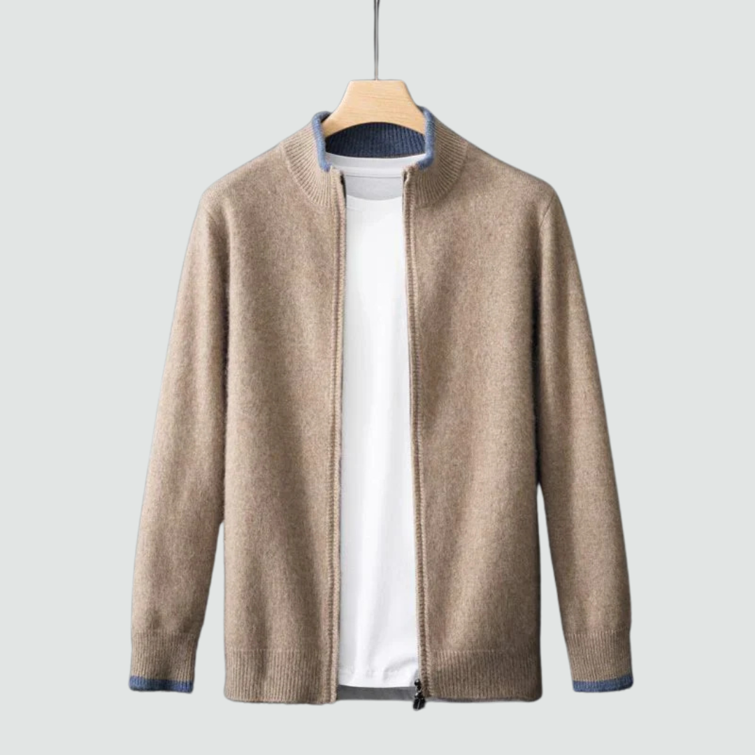 Harrold | Pure Cashmere Zip