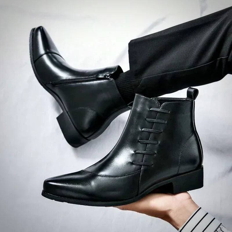 Samuel | Thatcher Leather Dress Boots