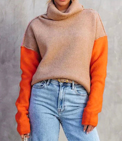 Jenny | Elegant Color Block Sweater