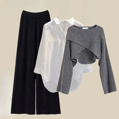 Maegan | Comfortable, soft three-piece set with long sleeves