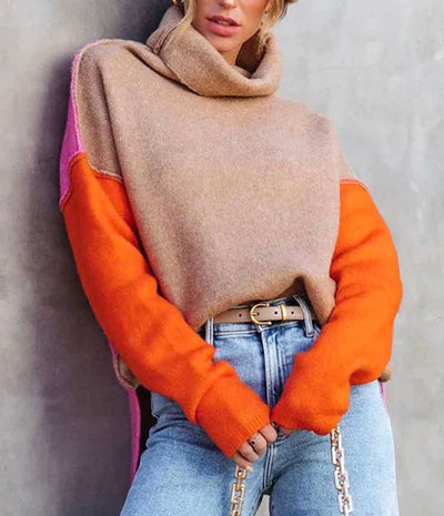 Jenny | Elegant Color Block Sweater