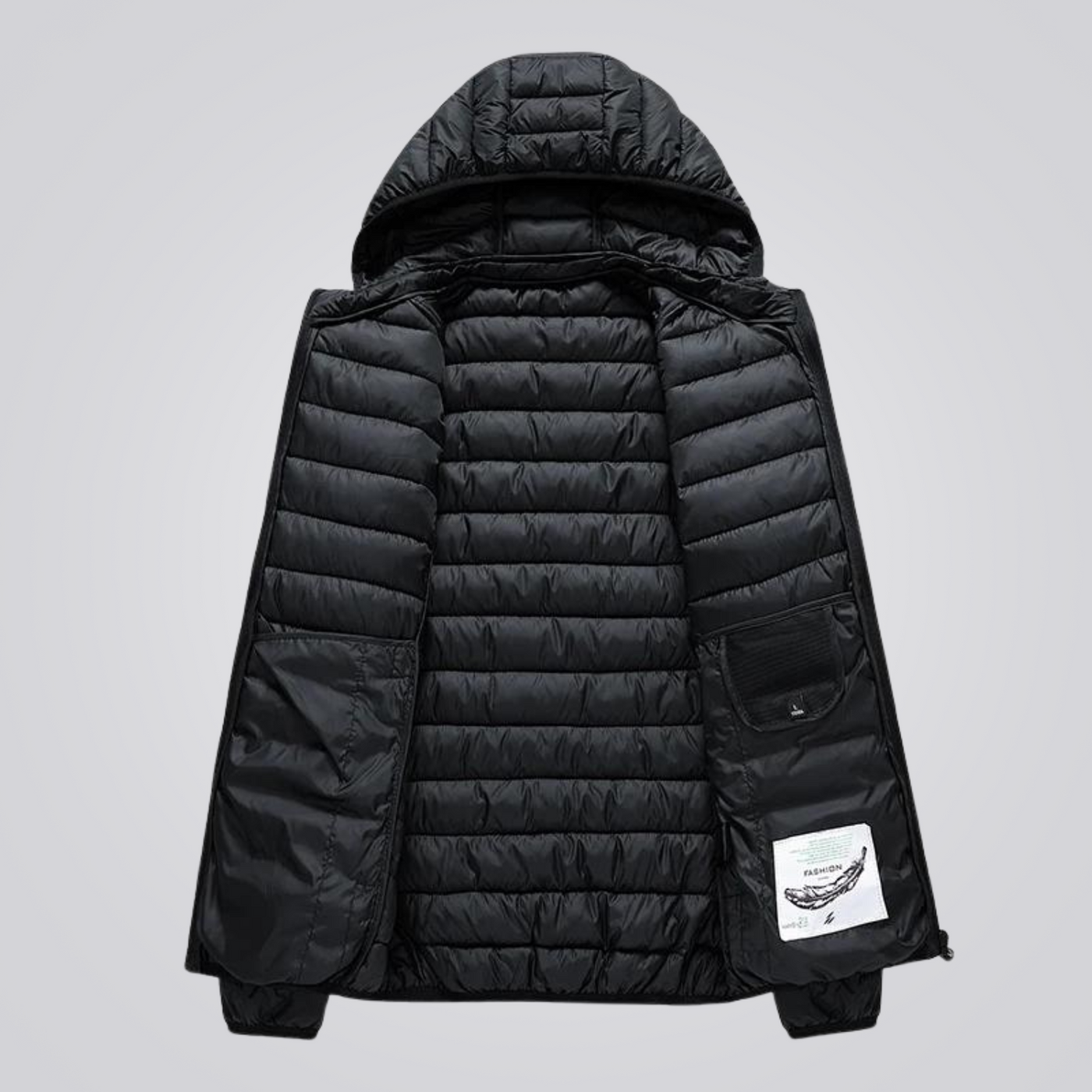 Glacier | Cotton padded jacket (with removable cap)