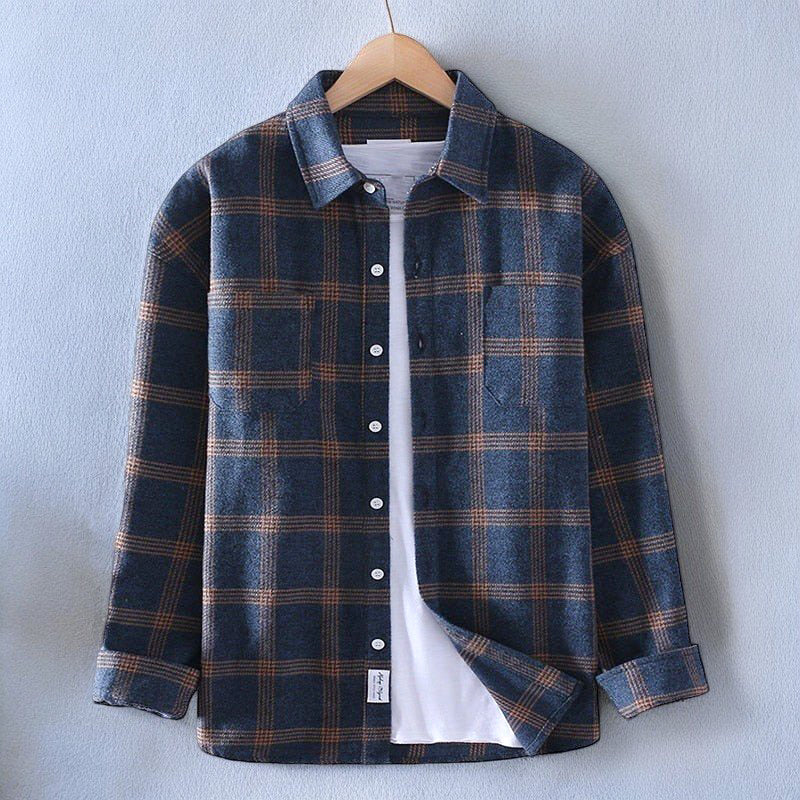 Dave | Vintage Plaid Men's Shirt