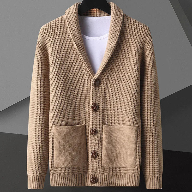 Raymon | Aspen Spliced Wool Cardigan