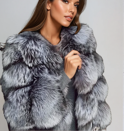 Dacy | Stylish Jacket of Faux Fur