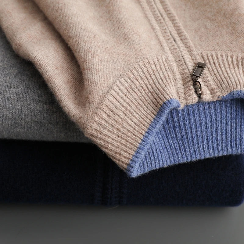 Harrold | Pure Cashmere Zip