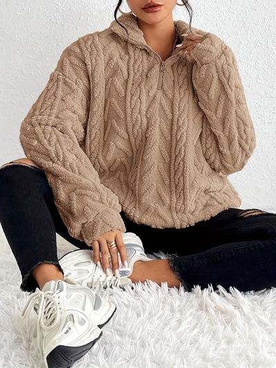 Millie - Knit Half Zip Jumper