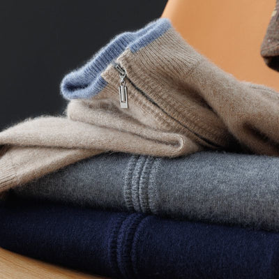 Harrold | Pure Cashmere Zip