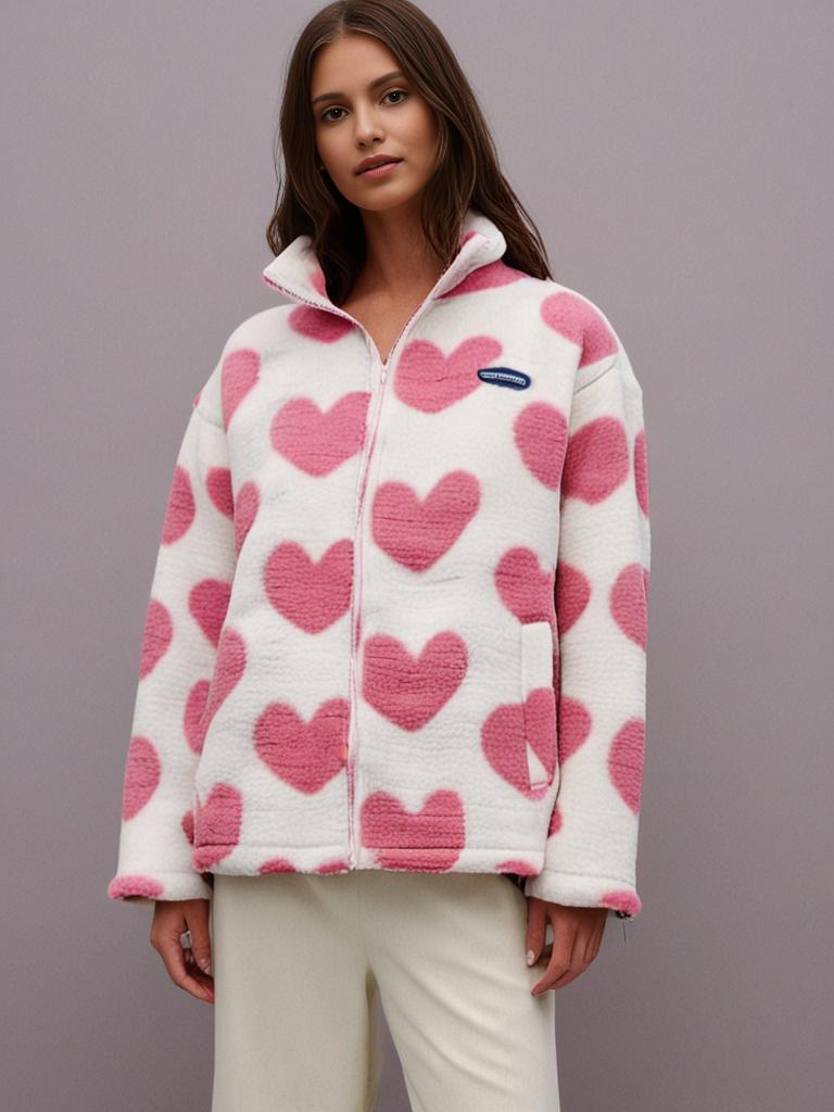 Amour | Double-sided Heart Coat