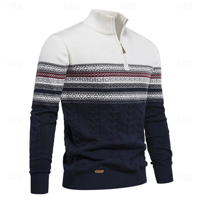 Dwayne | Half Zip Knit Sweater