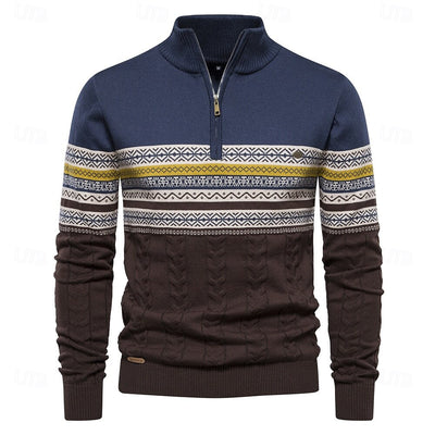 Dwayne | Half Zip Knit Sweater