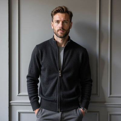 Harrold | Pure Cashmere Zip