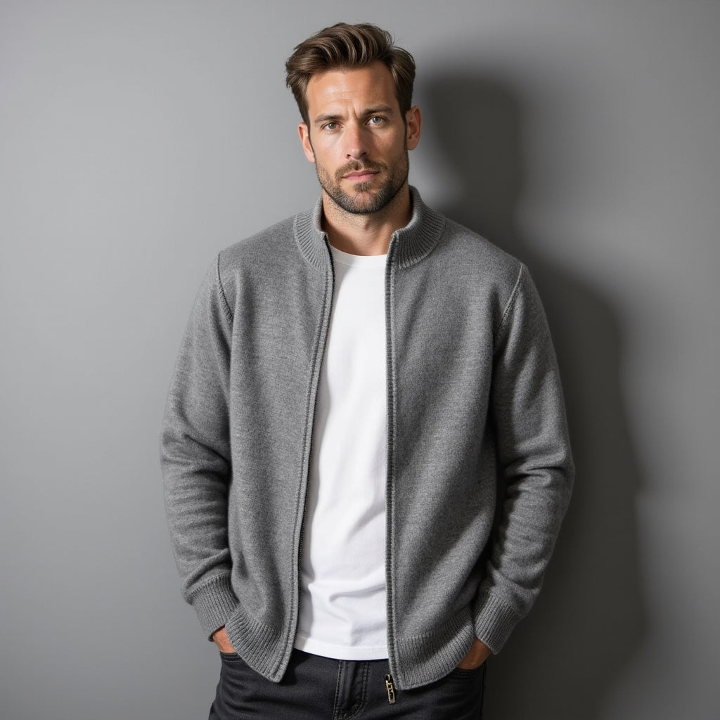 Harrold | Pure Cashmere Zip