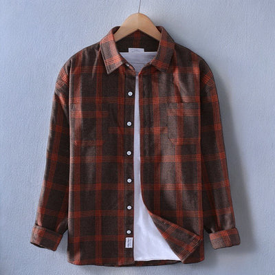 Dave | Vintage Plaid Men's Shirt